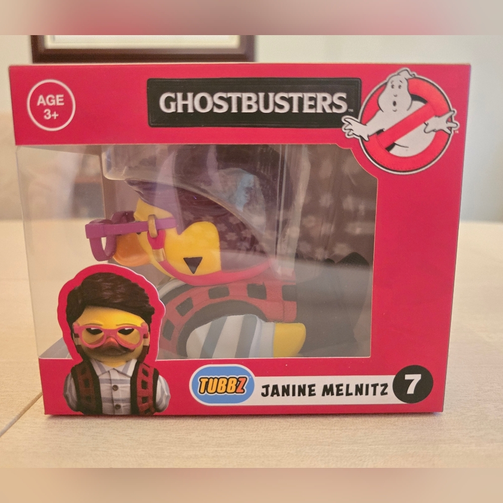 Ghostbusters TUBBZ Janine Melnitz Collectible Rubber Duckie, New in Box!
